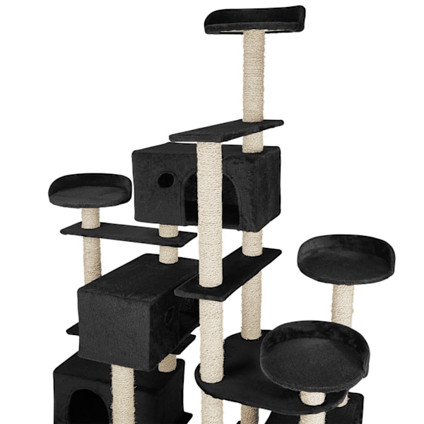 tectake Kradsetræ Entissar -  sort Black