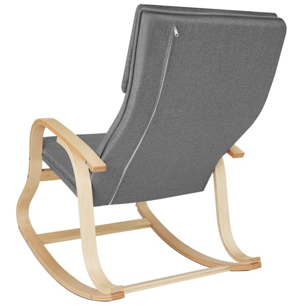 tectake Gyngestol Roca lavet af birketræ 150kg -  lysegrå Light grey