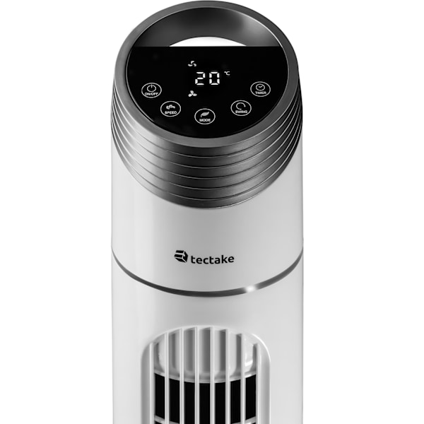 tectake Tårnventilator 90 cm White