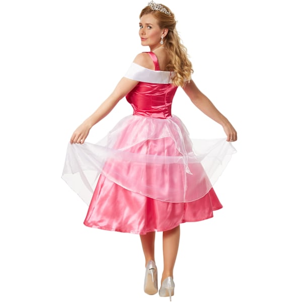 tectake Prinsesse Aurora kostume LightPink XXL