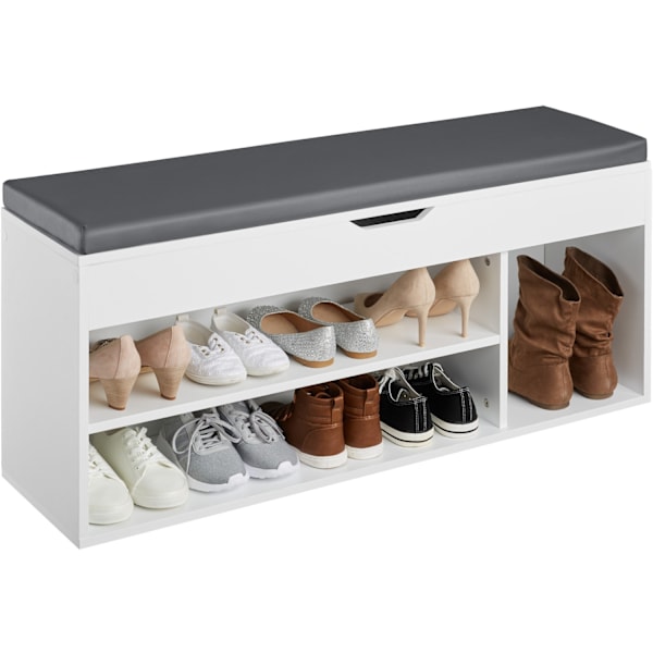 tectake Skoreol Natalya 104x30x49cm -  hvid White