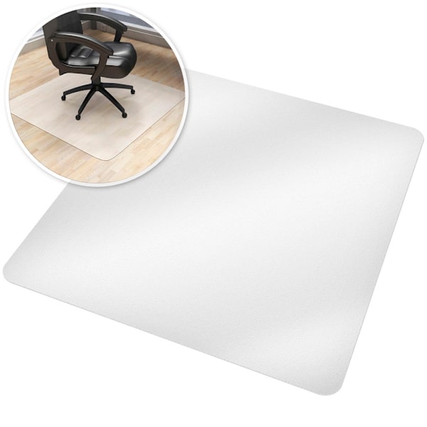 tectake Underlag til kontorstol - 120 x 120 cm 120 x 120 cm White