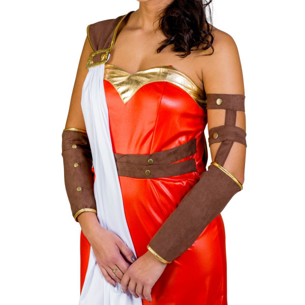 tectake Romersk gladiator kostume kvinde Red S