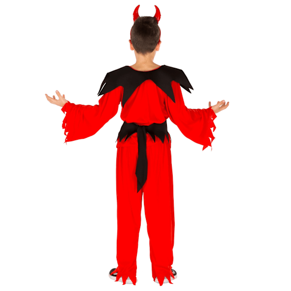 tectake Lille djævel børnekostume Halloween Red 116 (5-7y)