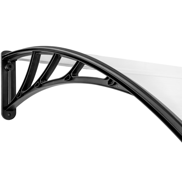 tectake Baldakin transparent - 200 cm 200 cm Transparent
