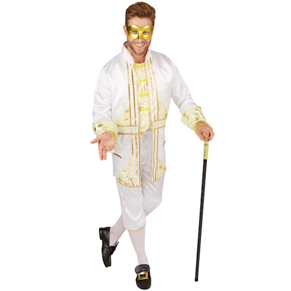 tectake Kejser kostume White L