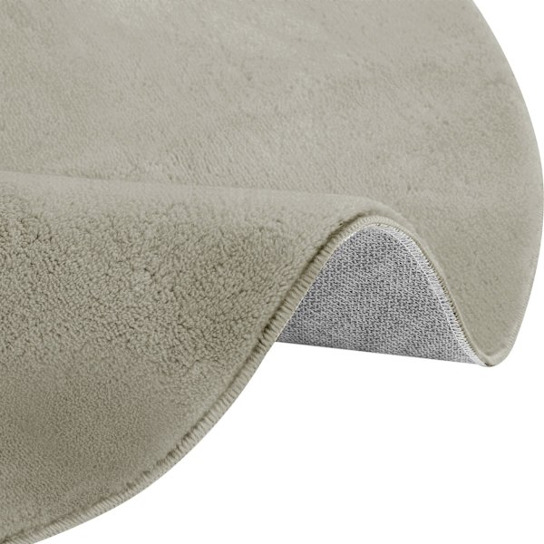 Kortluvet tæppe Soft Zone - sand,Ø 120 cm Sand