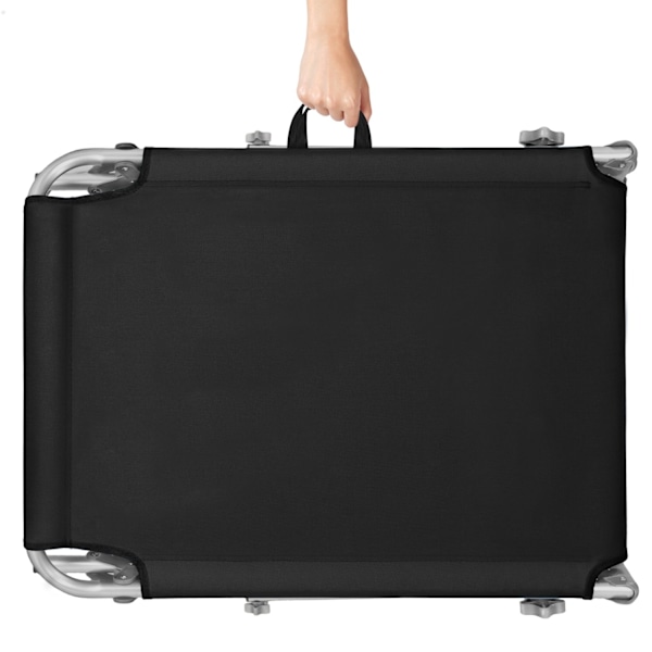 tectake Solseng med 4-trin, 2 stk. -  sort Black