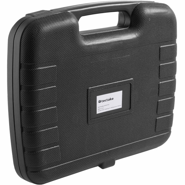 tectake Værktøjskasse Black