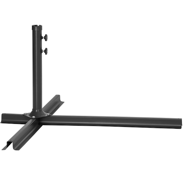 tectake Parasol 350cm -  grå Grey
