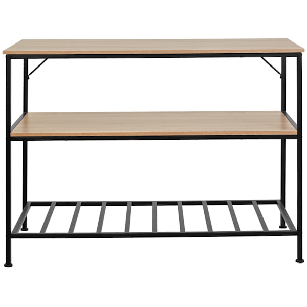 tectake Reol Akeley -  Industrielt lyst træ, egetræ Sonoma Light brown