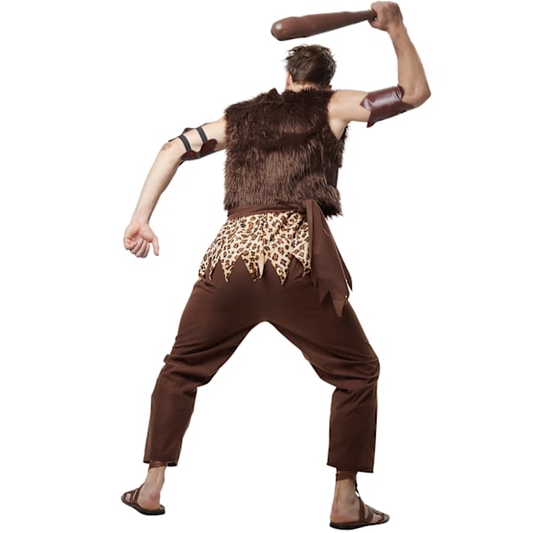 tectake Stenaldermand kostume Brown M