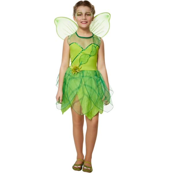 tectake Skovfe børnekostume Green 104 (3-4y)