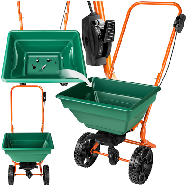 tectake Gødningsspreder Green