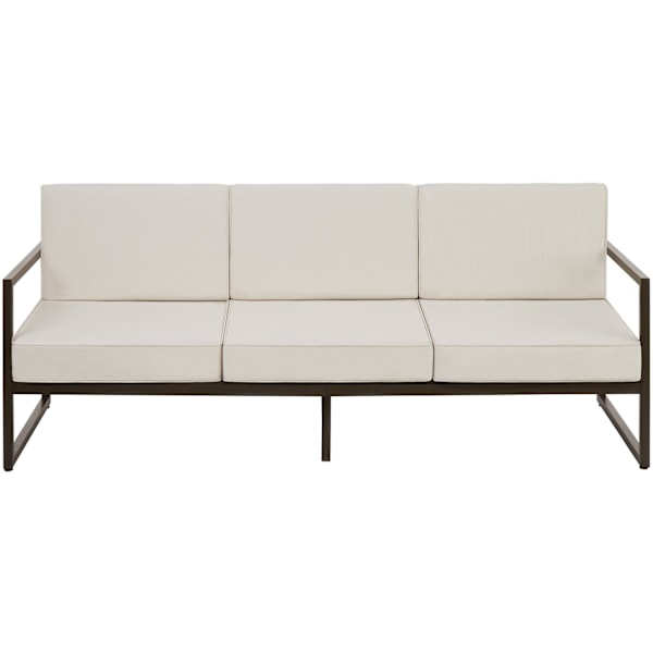 tectake Loungesofa Comosa, 3-personers, XXL-polstring Beige