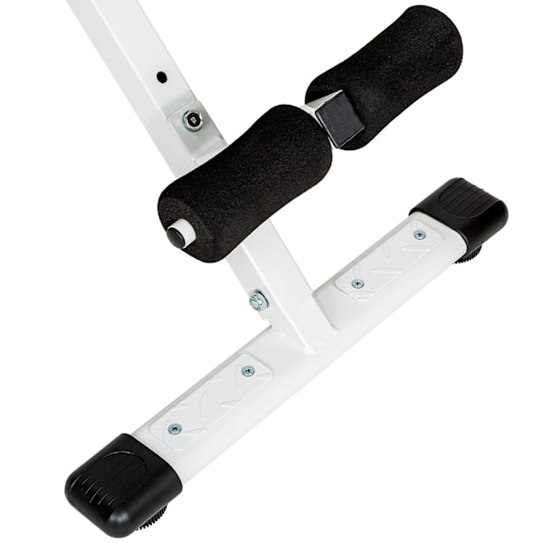 tectake Ryg- og mavetræner - 89 x 69 x 88 cm 89 x 69 x 88 cm White