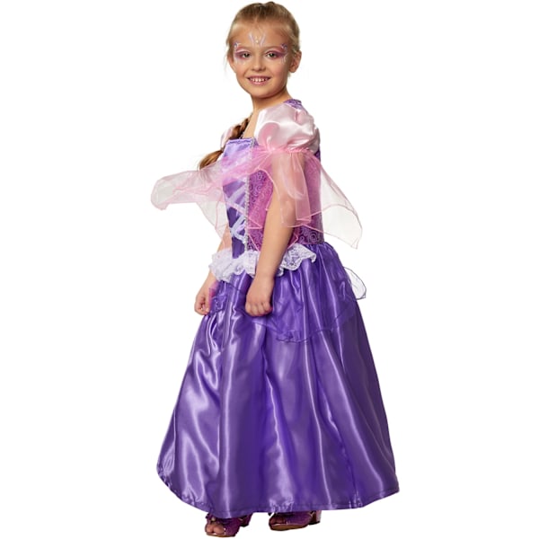 tectake Prinsesse Lavendel børnekostume Purple 128 (7-8y)
