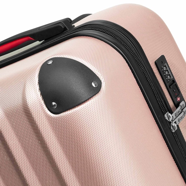 tectake Kuffertsæt Pucci 4 dele -  rødguld RoseGold