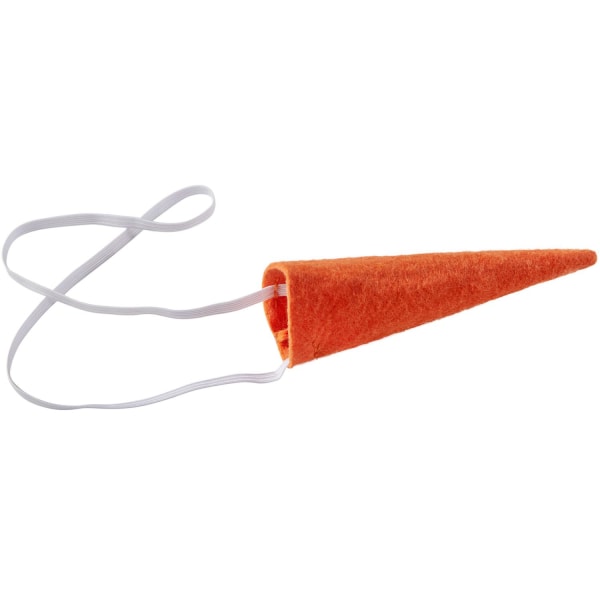 tectake Gulerods-næse med elastikbånd Orange