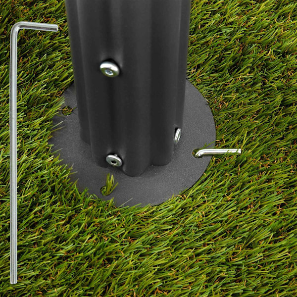tectake Havepavillon Asado 2,4x1,5x2,34m Grey