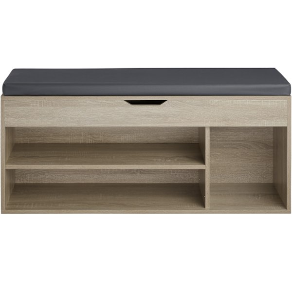 tectake Skoreol Natalya 104x30x49cm -  Lys træ, egetræ Sonoma Oak