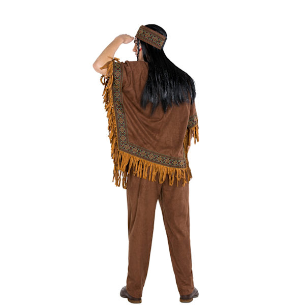 tectake Indianeren Vilde Hingst kostume Brown XL