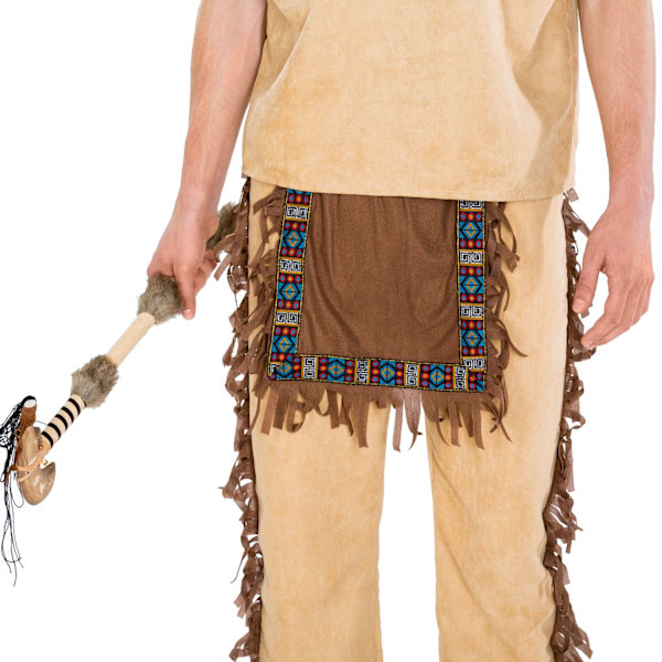 tectake Indianeren Black Hawk kostume Brown XXL