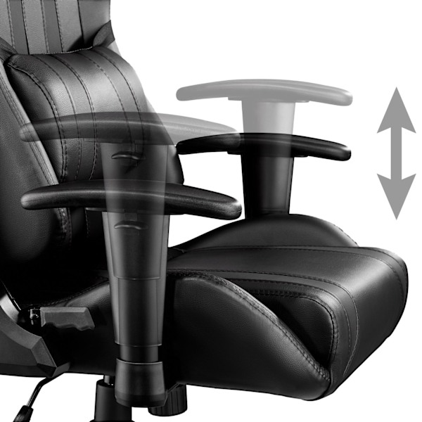 tectake Premium gamerstol -  sort Black