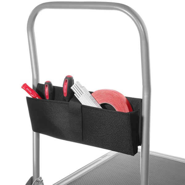 tectake Ladvogn med bremser -  sort Black