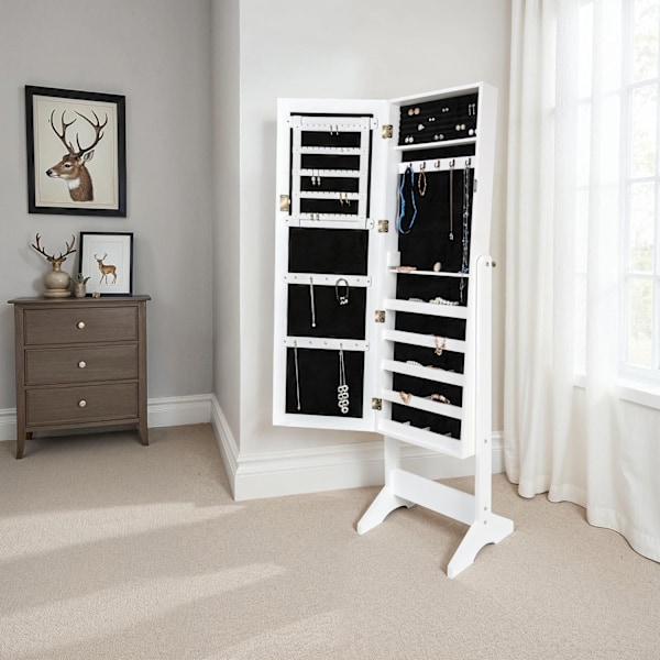 tectake Spejlskab -  hvid White