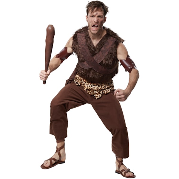 tectake Stenaldermand kostume Brown M