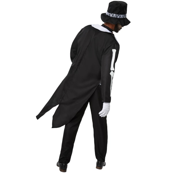 tectake Halloween cool gentleman kostume White L