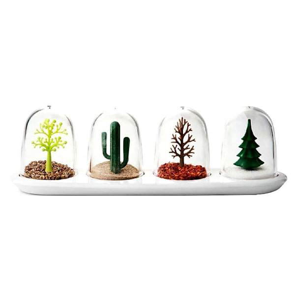 4 ST Kökstillbehör Kryddburk Kryddflaska Saltsokker 4 pieces