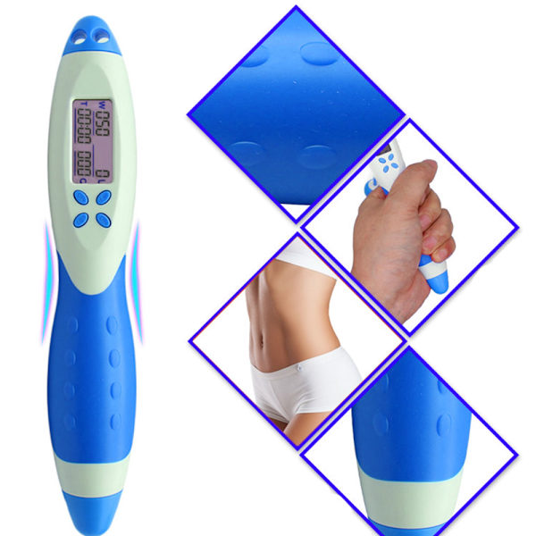 Hopprep, Digital Vikt Kalorier Tidsinställning Hopprep med white blue