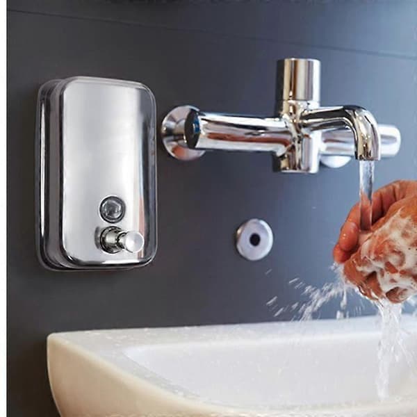 [HT]1 stk. automatisk sensor såpedispenser håndfri sjampodispenser såpedispenser veggmontert veggmontert dusjdispenser