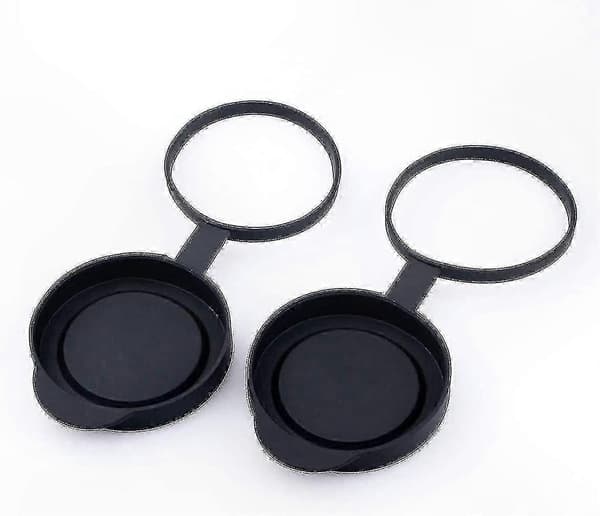 2-pakning gummi linsehetter for 42 mm kikkert objektivlinsebeskytter