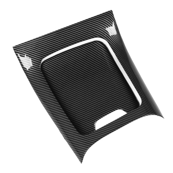 Kolfiberstil Armstödsbox Panel Cover Center Console Shift Panel Ersättning för Benz C Class W206 S206