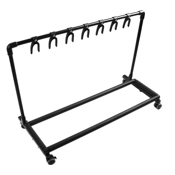 Metall EVA Multi Gitarrställ med Hjul för Butiksdisplay FL 17W