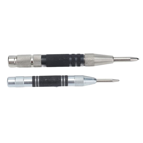 Justerbart Center Punch Set 2 Delar för Trä och Metall