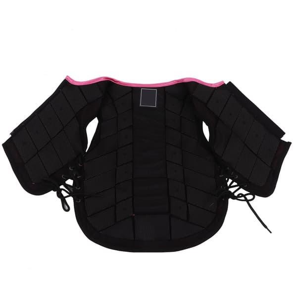 Ridväst för barn, vadderat kroppsskydd, rosa