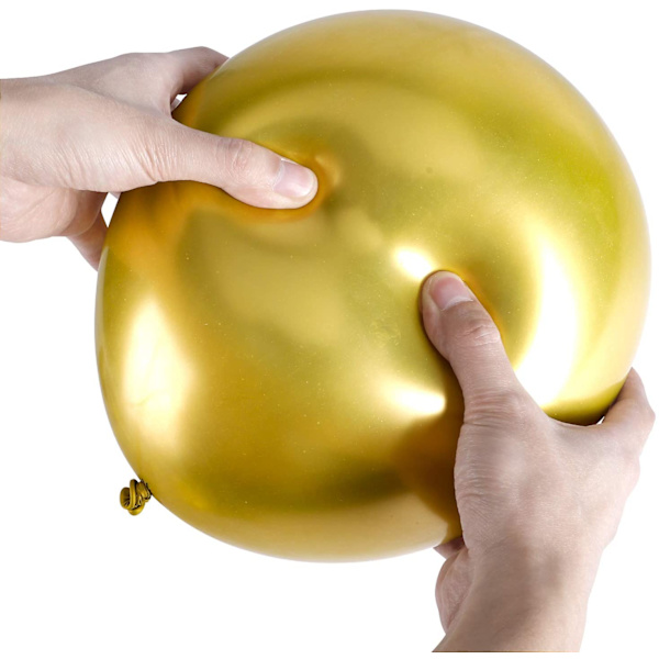 Gyllene latexballonger, set, födelsedagsfestdekoration latexballonger—40 guld,