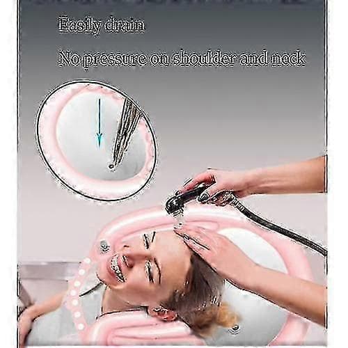 Hårvaskebakke Oppustelig Shampoo Skål Til Gravide Ældre Handicappede Sengeliggende