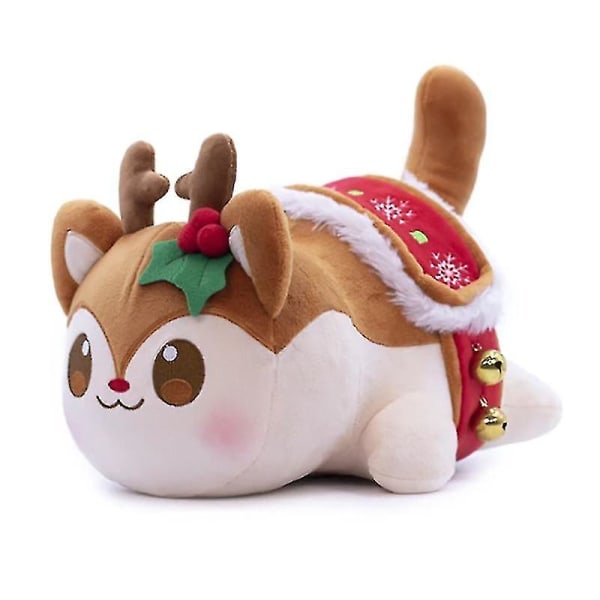 Aphmau Meow Meows Plysj Sandwich Fries Donut Cat. Reindeer Cat