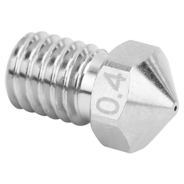 0,4 mm 3D-skriverdyse messing nikkelbelagt erstatning