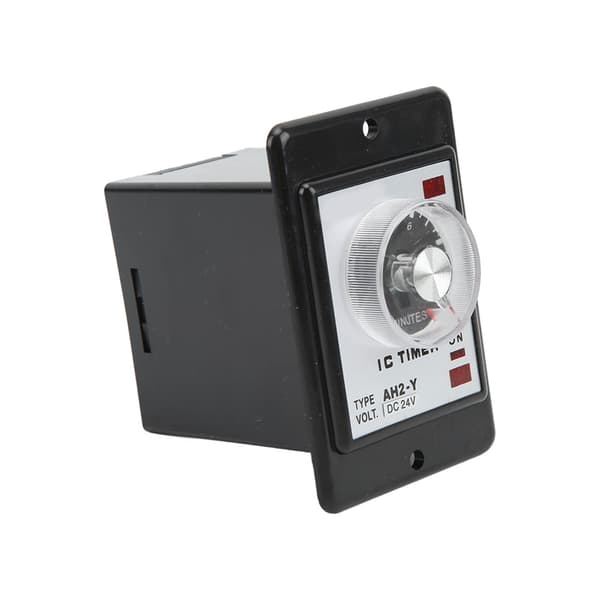 AH2 Y 10M Tidsrelä Mini Timer 8 Pin Ström På Fördröjning 24VDC Automationsutrustning