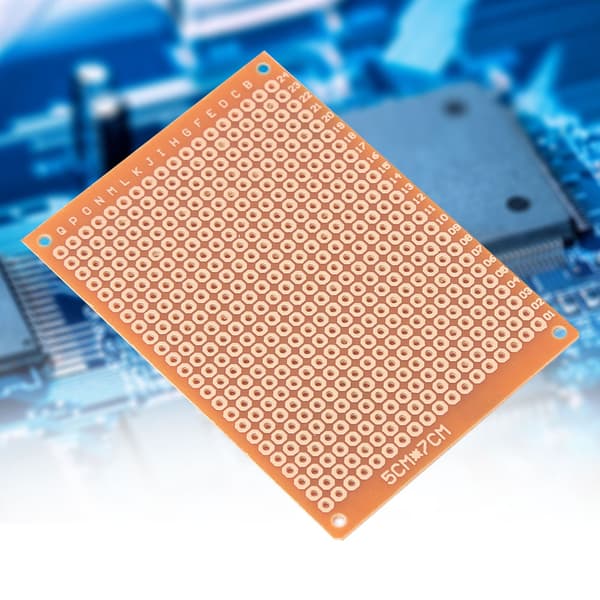 Universal Enkel Sidig Prototyp PCB Kopplingsdäck 10st 5x7cm