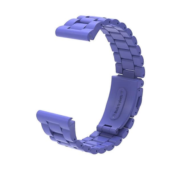 Til Garmin Fenix 8 43mm/Descent MK3 43mm Urrem 20mm Plast 3-perle Håndledsrem Multicolor Blue