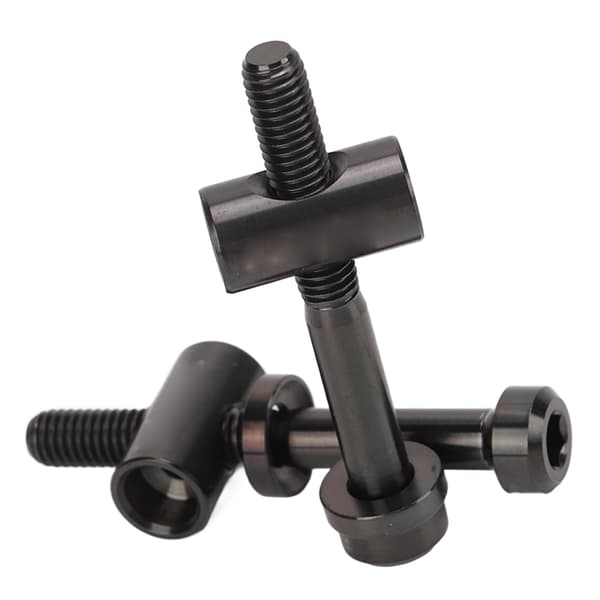 RISK M5 X 40mm 2 ST Sort Cykelsadelpind Klemmebolt DIY Reservedele