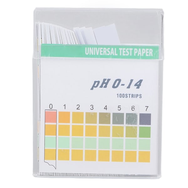 PH-papperstest-remsor 100-pack: Noggrann professionell mätning för kosmetika, dricksvatten och jordens PH-nivåer 0-14