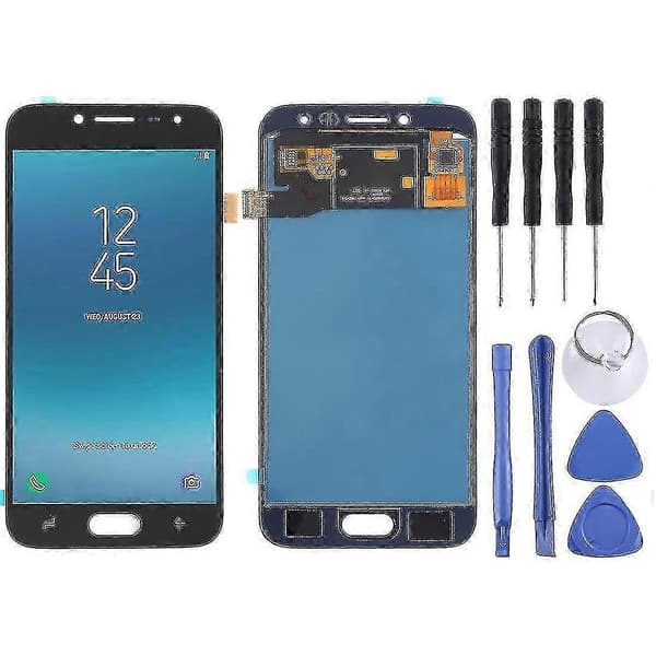 Tft Lcd-skærm til Galaxy J2 Pro (2018) J250f/ds med Digitizer Fuld Samling (sort) Black
